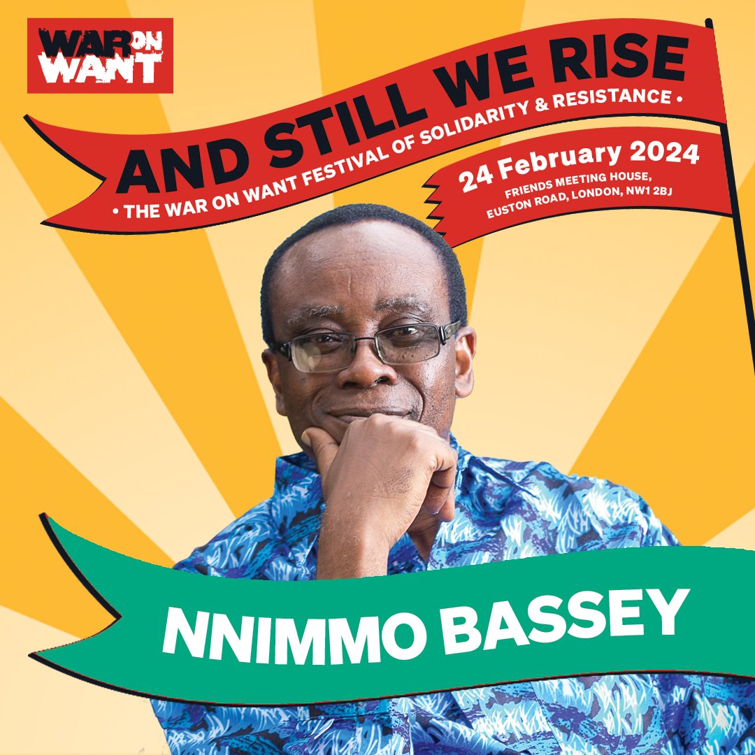 WarOnWant's tweet image. 🔊 SPEAKER SPOTLIGHT!
 
Joining us at #AndStillWeRise: @NnimmoB 

Nigerian architect, writer, poet 📝 
Director @Health_Earth 🌍
Authored "I See The Invisible" 📚
Former Chair of Friends of the Earth International 🌱
 
Don't miss Nnimmo &amp;amp; 60+ speakers on Feb 24.