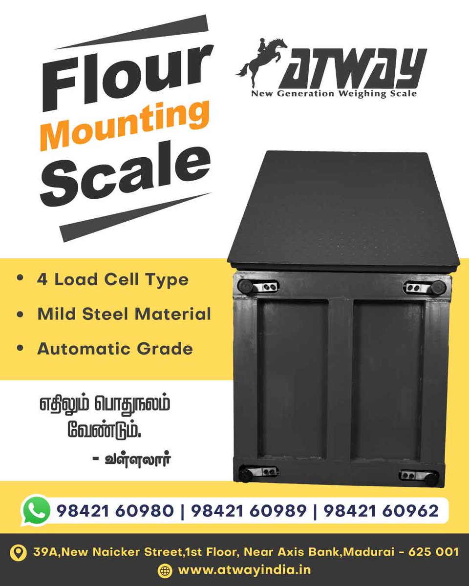 Floor Mounting Scale - Atway Madurai #weighingscale #loadcell #machine #weight #industrial #platform #tabletop #leddisplay #Digital #Stainlesssteel #BestPrice #Build #bestquality #generation #capacity #Pansize #accuracy #storage #features #trend #affordableprice #visitsite #trend