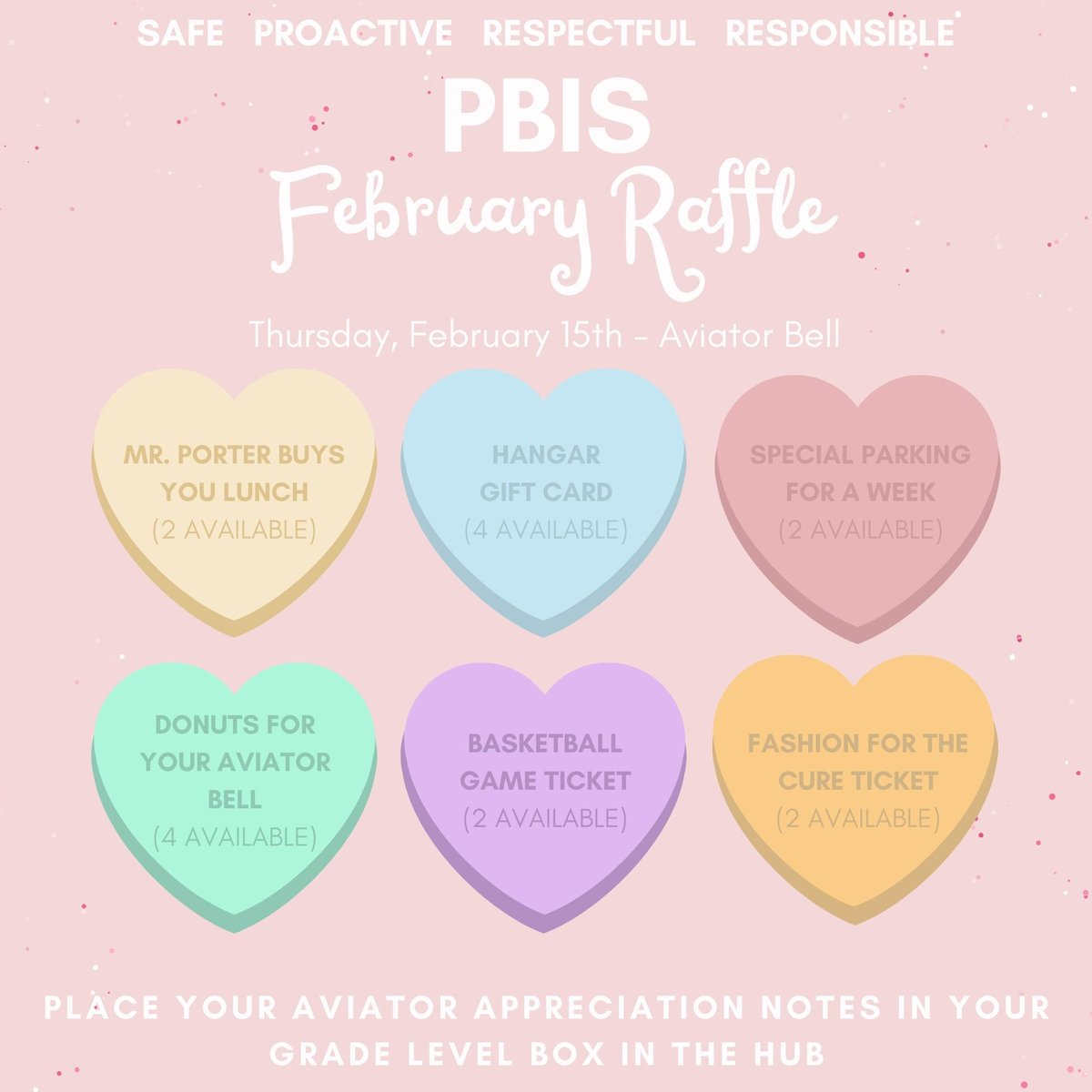 It’s almost that time !!! Turn those notes in the designated box located in the hub.  #WeAreAviators