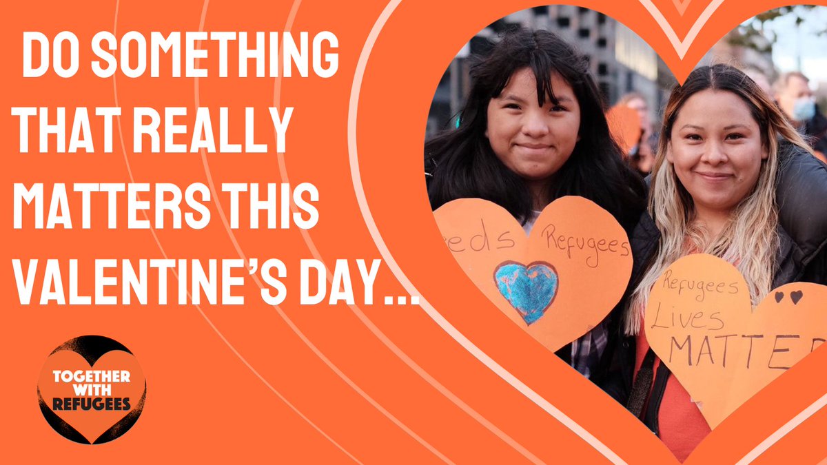 Happy Valentine's Day!
Today we're joining with thousands of others to call for a fair, new plan for refugees.
Today, and every day, we stand for refugee rights.
Because #FairBeginsHere @refugeetogether