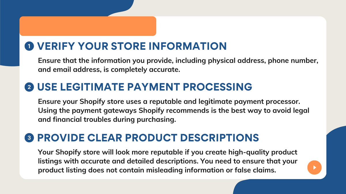 firstwireapp's tweet photo. Facing payment account holds on Shopify? Fear not!
Tune in for these tips on maintaining payment stability and ensuring uninterrupted transactions.
Visit: https://t.co/lHiBfB6qxl
#Shopify #shopifyaccount #websitedesign #websitedevelopment #firstwireapps https://t.co/1kIugdaz9E