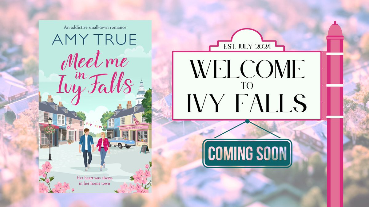COVER REVEAL, a perfect addition to Valentines Day celebrations! We can't wait to fall in love and explore IVY FALLS this year! The first installment of the series, MEET ME IN IVY FALLS, is coming July 2024 from @HeraBooks!