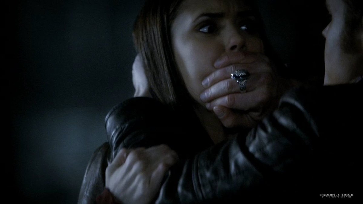 Stefan physically threatened Elena once in Season 1 and several times in Season 3. Stefan physically hurts Elena and used it against her.