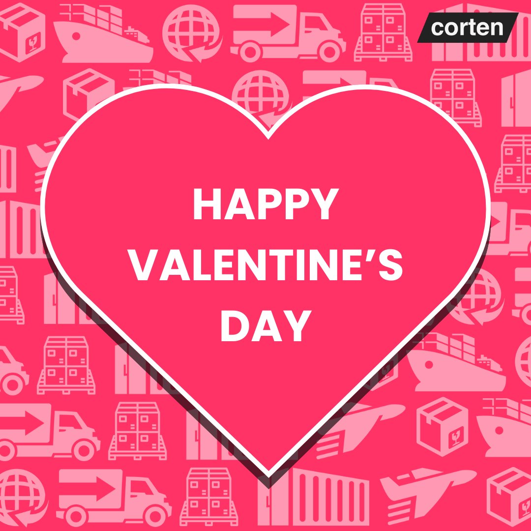💞 Happy Valentine's Day 💘

#HappyValentinesDay #ValentinesDay #FreightForwarding #SupplyChain #Logistics #Ecommerce #Corten #CortenLogistics