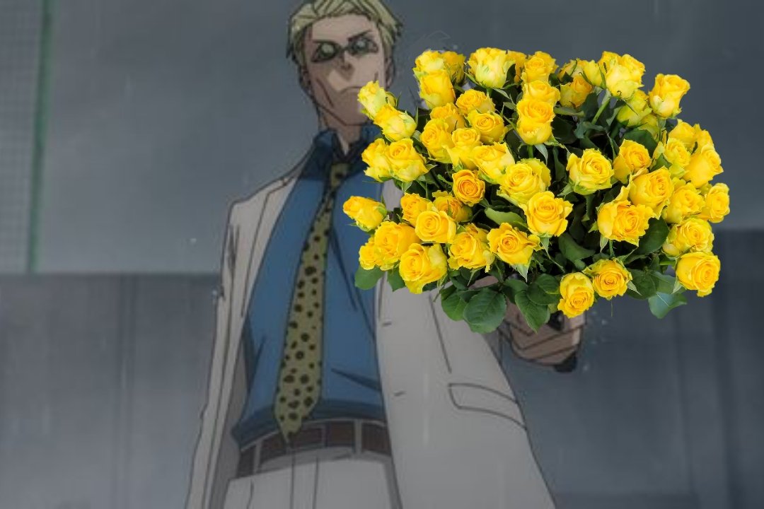 pov: nanami gives you flowers