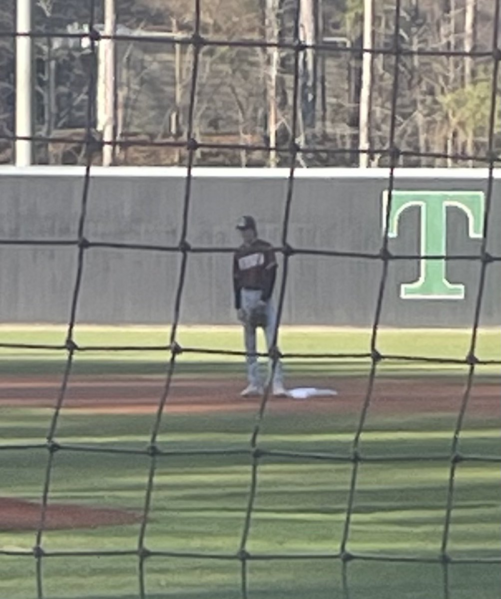 CoachBrittAE's tweet photo. Super proud of this kid! First HS games (ninth grade/JV) tonight as an 8th grader. Played SS both games, made some great plays, hit .417 & was a leader on the field. I love watching him be successful at what he loves bc he works so hard at this game👊🏼#go23 @HCALionBaseball https://t.co/xDUMVVFkJB