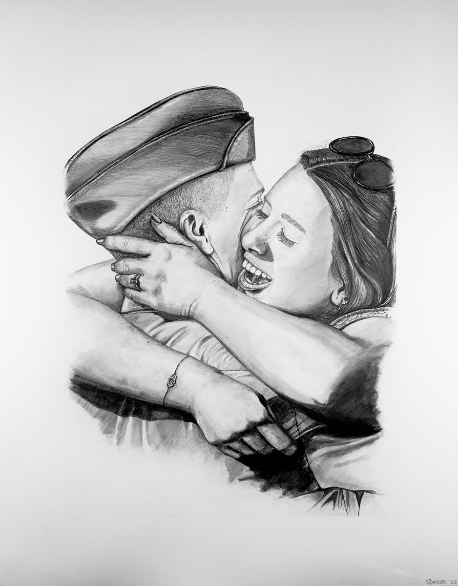 ARMY ART - VALENTINES DAY - SPECIAL RELEASE

“OF COURSE I WILL” 
by Army Artist SFC Jason Spencer

Created on Strathmore smooth Bristol, 19 x 24” with graphite prisma color pencils.

#ValentinesDay #USArmy #TRADOC #ArmyHistory #ArmyArt #usarmyart #ArmyMuseums #FortJackson