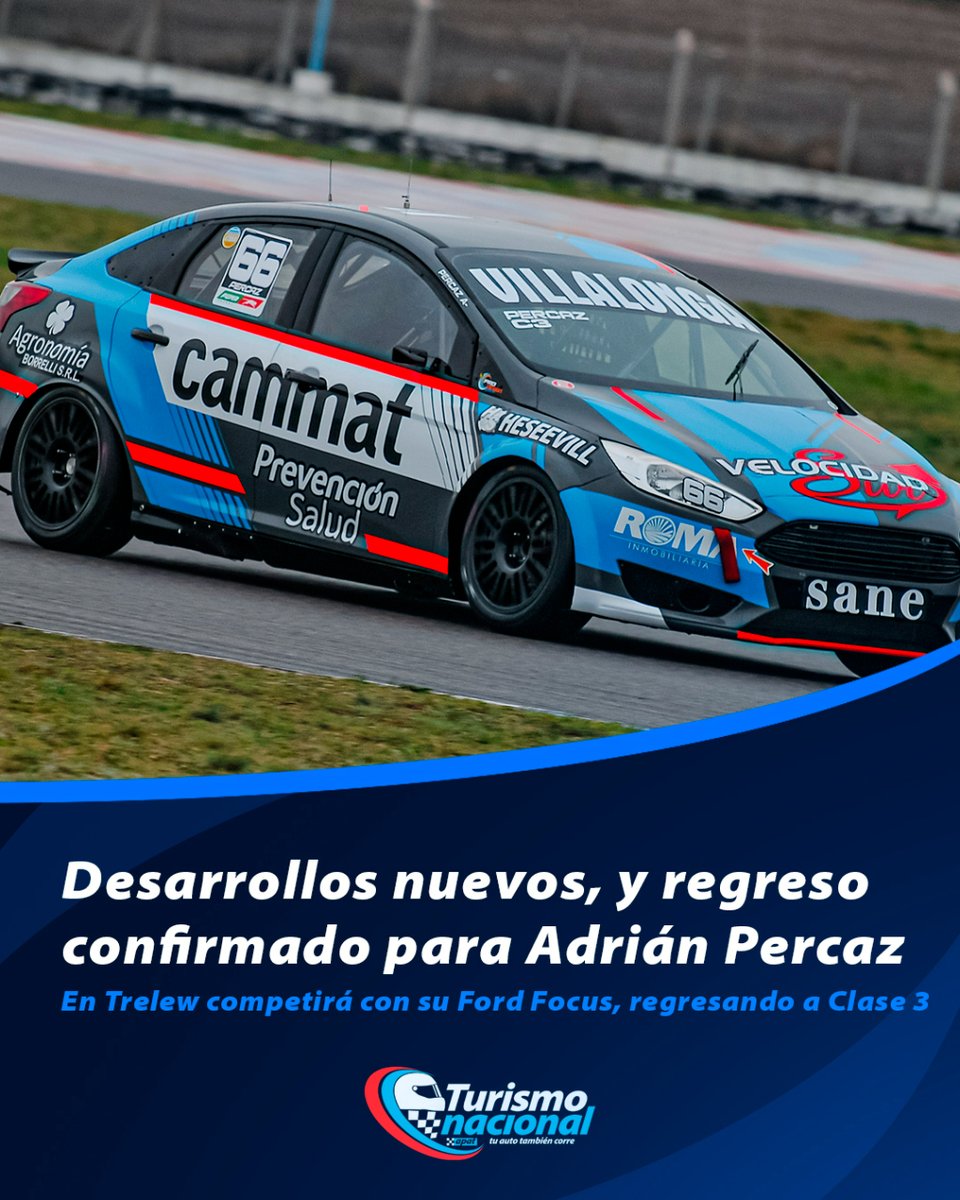 🏁 <a href="/adrianpercaz/">adrian percaz</a> regresará al #TurismoNacional en el #TNenTrelew, con nuevos desarrollos en el motor 

🖱️ Más información: apat.org.ar