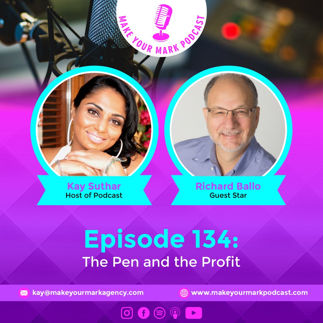 Kay_Suthar's tweet photo. Diverse Writing Journey

If you're a business owner navigating the entrepreneurship journey and wondering whether writing a book could be the key to connecting with clients and fostering growth, then this episode is for you. https://t.co/2libklhC9R