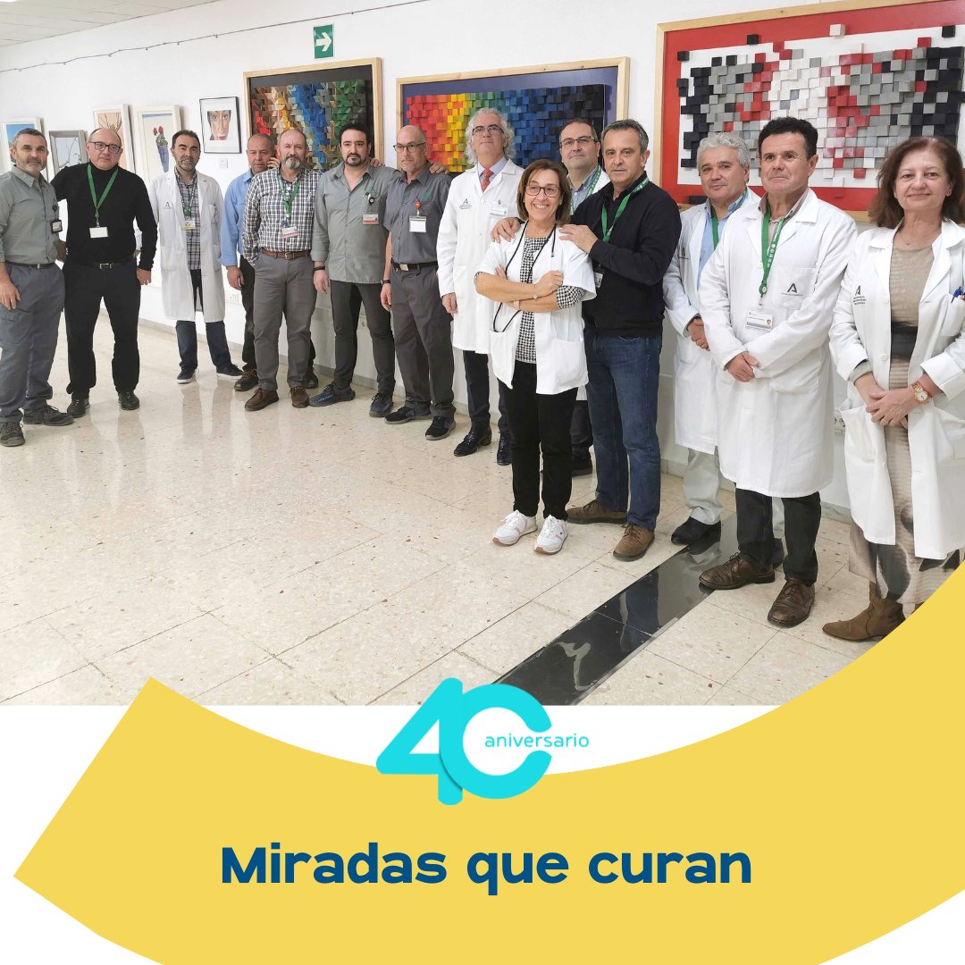 🖼️ "Miradas que curan". Es el título de las obras que estarán expuestas en el hall del acceso al Salón de Actos hasta finales de marzo, creadas por nuestros compañeros de mantenimiento. 👏 ¡Muchas gracias por humanizar nuestro #HUT! 

📍 <a href="/saludand/">Consejería de Salud y Consumo</a> <a href="/AlmeriaJunta/">AlmeríaJunta</a> <a href="/HumanizAndal/">HumanizAndalucía</a>