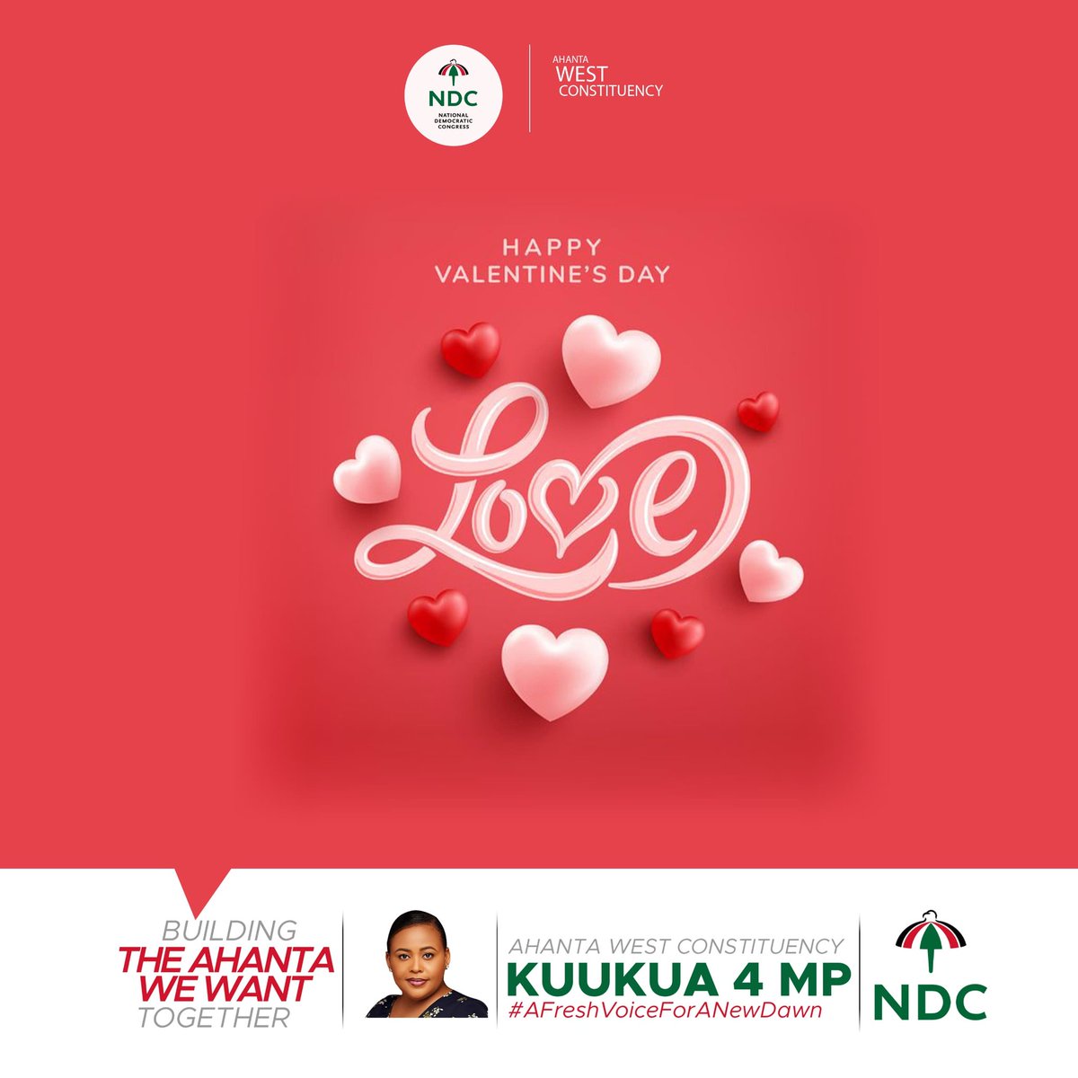 HonKuukua's tweet photo. As we celebrate love on this Valentine's Day, I want to express my deep appreciation for your ongoing support and trust. Your belief in me fuels my passion to serve you diligently. Just as love endures, so does my commitment to you.
#AhantaWest
#NDC
#JDM
#Kokol33 https://t.co/Sv3WHRu9QM