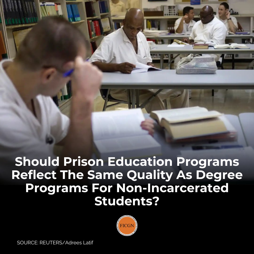 FICGN's tweet image. Experts discuss improving prison education programs amidst the expansion of Pell Grants. Read more: 
ow.ly/Njux50QB2aJ

#PrisonReform #PrisonEducation #SecondChancePell 

📸:  REUTERS/Adrees Latif
📰: Erin Castro, Marc Howard, Laura Ferguson Mimms, and Rachel Zolensky