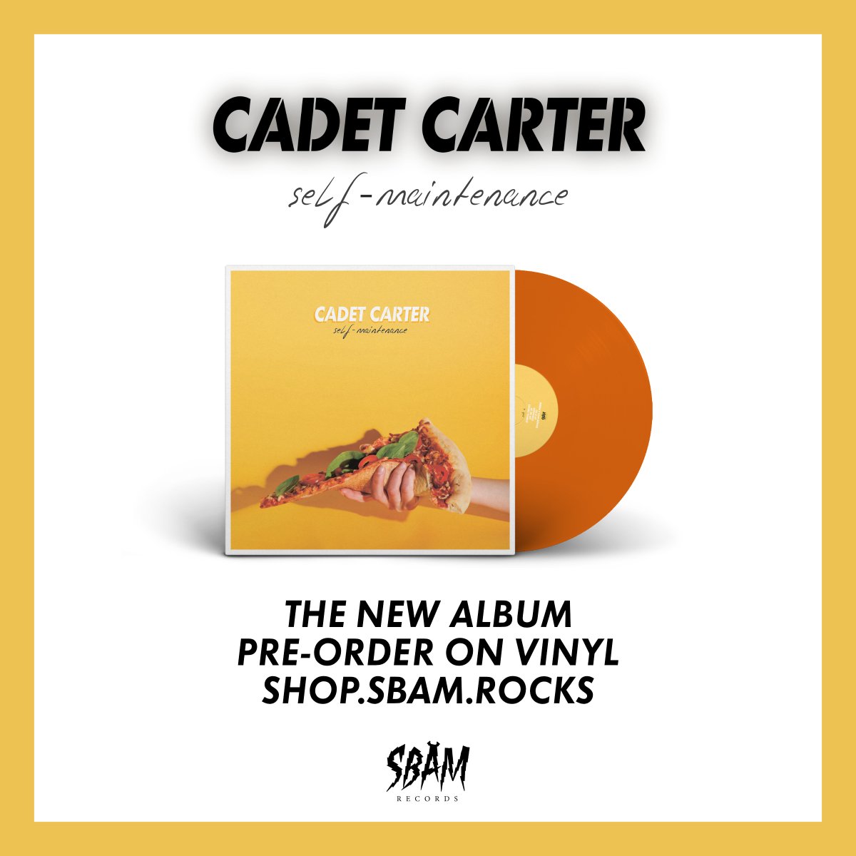 REMINDER! Pre-order Cadet Carter „Self-Maintenance“ NOW! Grab one of the exclusive variants now while you still can! Album is gonna be out April 12!🤘 SBAM Shop (EU/US/CAN): shop.sbam.rocks #preorder #cadetcarter #sbam