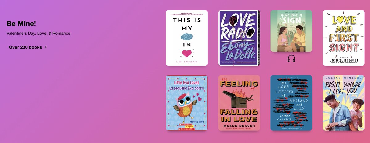 @NYCSchools, fall in love with a new book from the Citywide Digital Library on @Sorareadingapp. #LoveYourLibrarian #ALibrarianInEverySchool #NYCReads #ValentinesDay