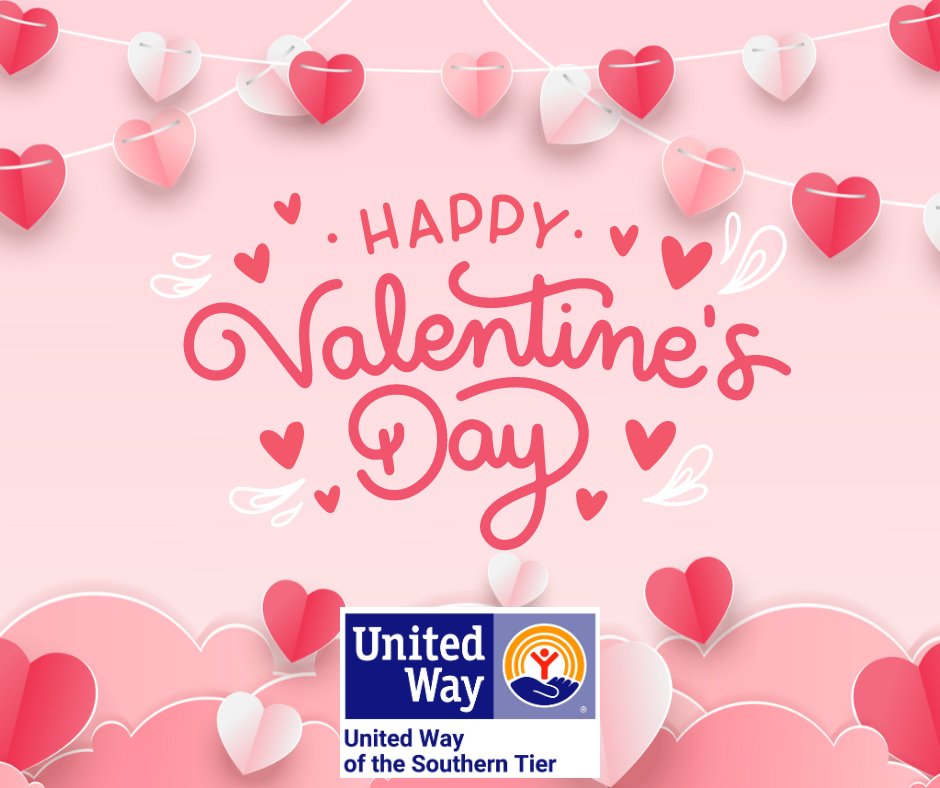 We love our community's heart! Happy #ValentinesDay from your friends at United Way of the Southern Tier. #LiveUnited #Grateful