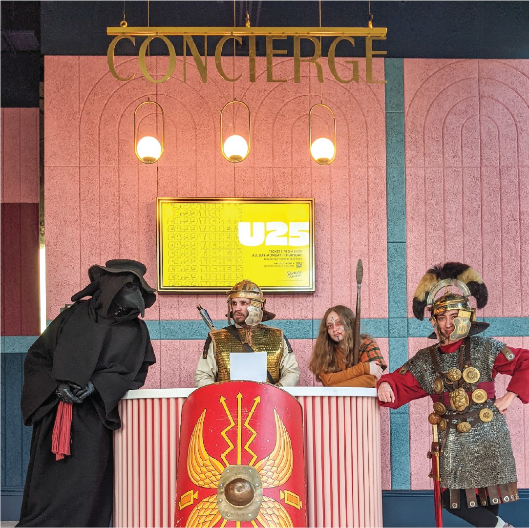 DiscoverDeva's tweet image. Thank you @Chester_PH for inviting the staff at DEVA Roman experience! The staff had a wonderful time at the cinema and would recommend it to anyone to get there film fix while in Chester.