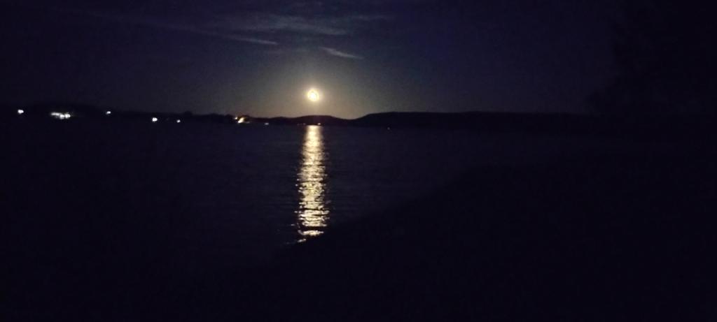 Moonrise at Possum Kingdom Lake. #Moon #Lake #PossumKingdomLake
