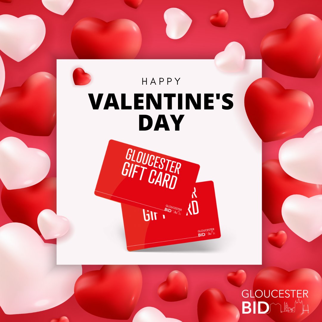 Love Local and give the gift of #Gloucester this #ValentinesDay 💝 There's still time to treat your loved one to a Gloucester Gift Card and give them the gift of choice supporting local businesses. Find out more and buy a card here 👉 townandcitygiftcards.com/product/glouce…