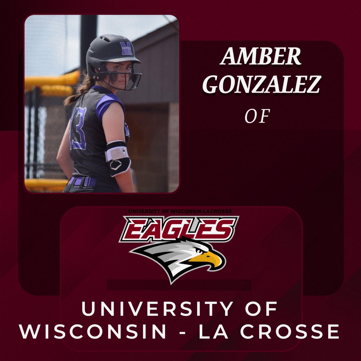 I am excited and honored to announce my commitment to further my academic and athletic career at the University of Wisconsin La Crosse. I am so grateful for this opportunity and can’t wait to see what the next four years have to offer! Thank you! #committed #nextfour #rolleags