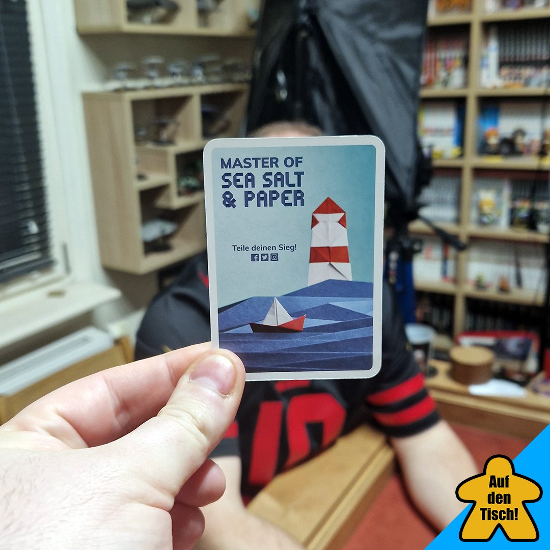 aufdentisch1's tweet photo. Weiter ging es am Sonntag mit #SeaSaltandPaper. Kurioserweise gingen zwei Runden hintereinander mit den kleinen zwei Karten auf den Ablagestapeln los. [1/2]

#aufdentisch #brettspiele #brettspiel #boardgames #kartenspiel @MmSpiele @StudioBombyx https://t.co/QemJK8tPAF
