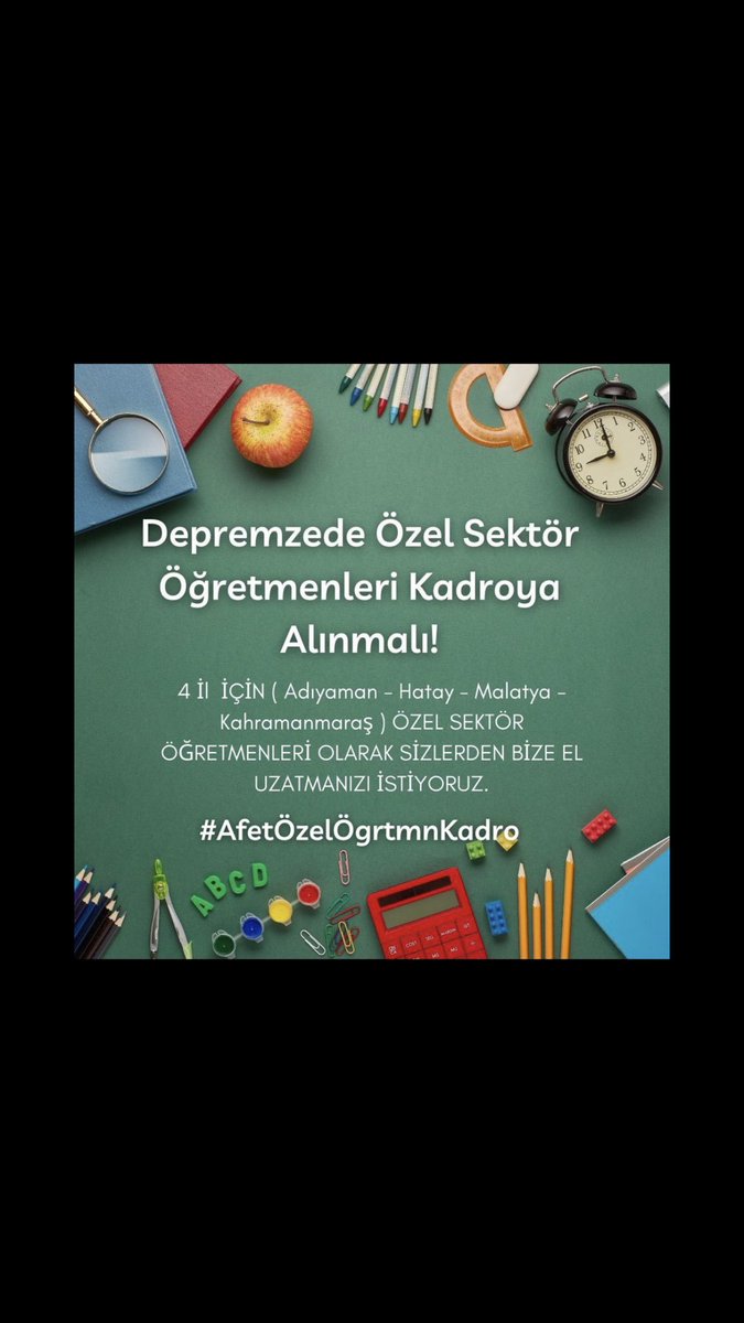 AvcuSedat's tweet photo. @memetsimsek @Tuba57193324319 Sayın bakanım biz depremzede öğretmenler olarak evimizi,işimizi ve öğrencilerimizi kaybettik maddi,manevi ve psikolojik büyük sıkıntılar yaşıyoruz lütfen sesimizi duyun ŞARTSIZ ve KOŞULSUZ atama bekliyoruz @RTErdogan @Yusuf__Tekin @OA_BAK @memetsimsek https://t.co/iawjzTau07