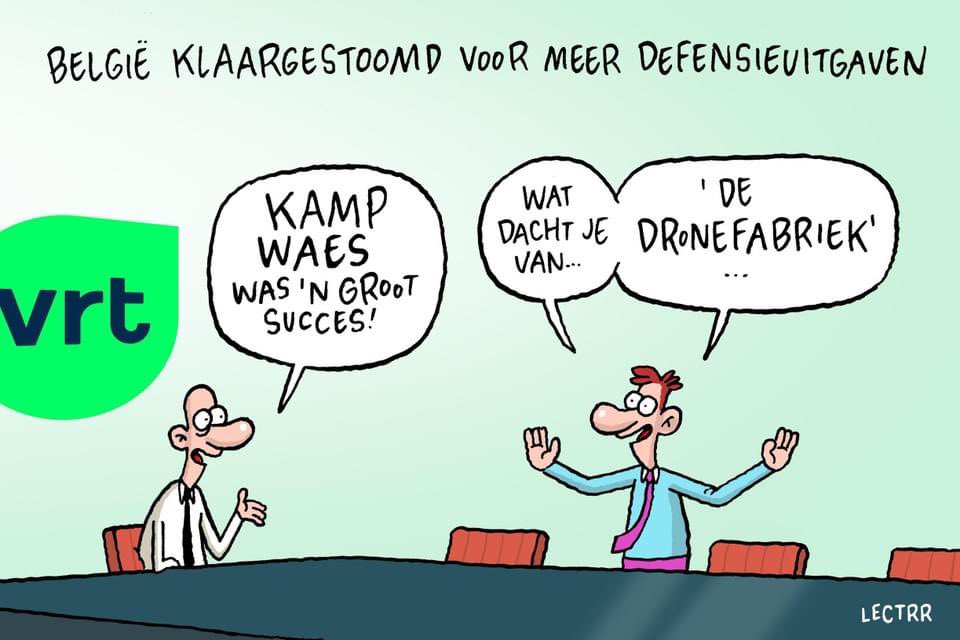 Men begint eindelijk te begrijpen dat dit land meer moet investeren in Defensie. Maar ik vrees dat de manier waarop dat in de praktijk gebeurt veel weg heeft zoals in onderstaande cartoon..