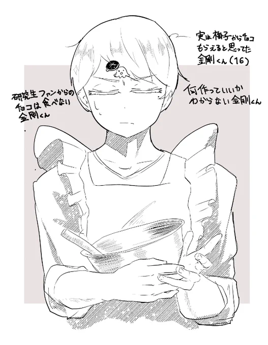 今日は忙しかったから…明日でいいよね…梅子さん…
な金剛くん 