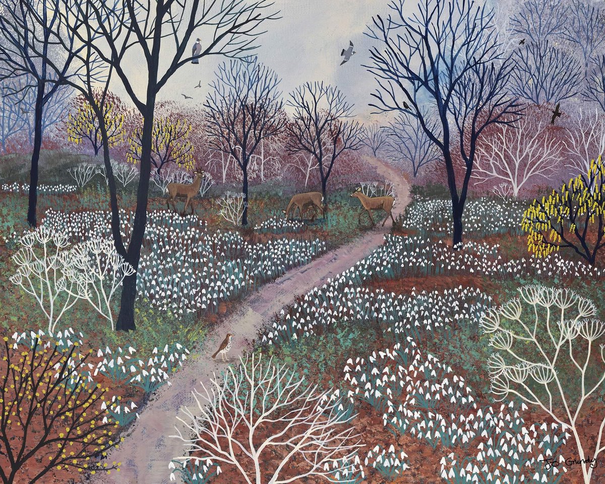 gregcatarino1's tweet photo. "An early-morning walk is a blessing for the whole day.”
 - Henry David Thoreau

(art: Jo Grundy) https://t.co/w1DWj8F7cR