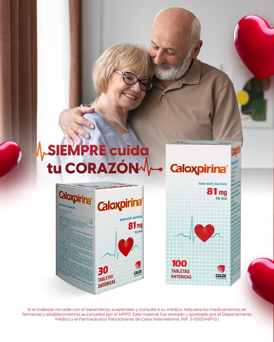 CaloxVenezuela's tweet photo. ¡Celebra el amor y la amistad! Nada es más importante que mantener un corazón sano. Comparte momentos especiales con tus seres queridos. En este día, recuerda que el amor es la medicina para el alma y fortalece el corazón. Siempre consulta a tu médico.
#SanValentin #Calox https://t.co/MvB0pPTAoS
