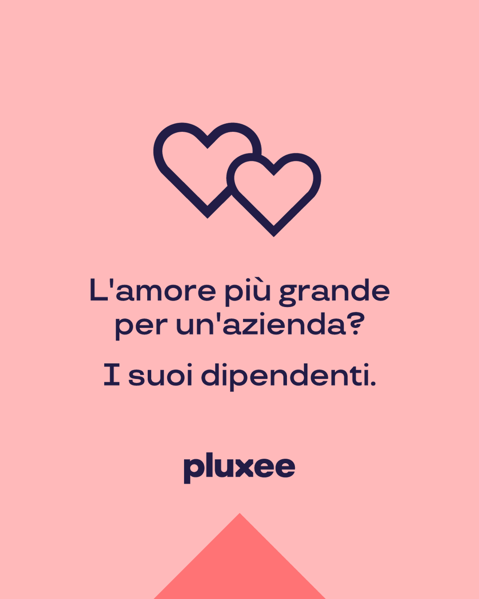 Pluxee_IT's tweet photo. Se hai un’azienda, l’amore più grande sono i tuoi dipendenti. Trasforma il #welfareaziendale in un vero e proprio gesto d'amore, che aumenta la qualità di vita di ogni dipendente e le performance. Scopri di più:​ https://t.co/FY8e9rsc9w
#PluxeeItalia #UnMondoDiOpportunità https://t.co/8fgmSE9Ua4
