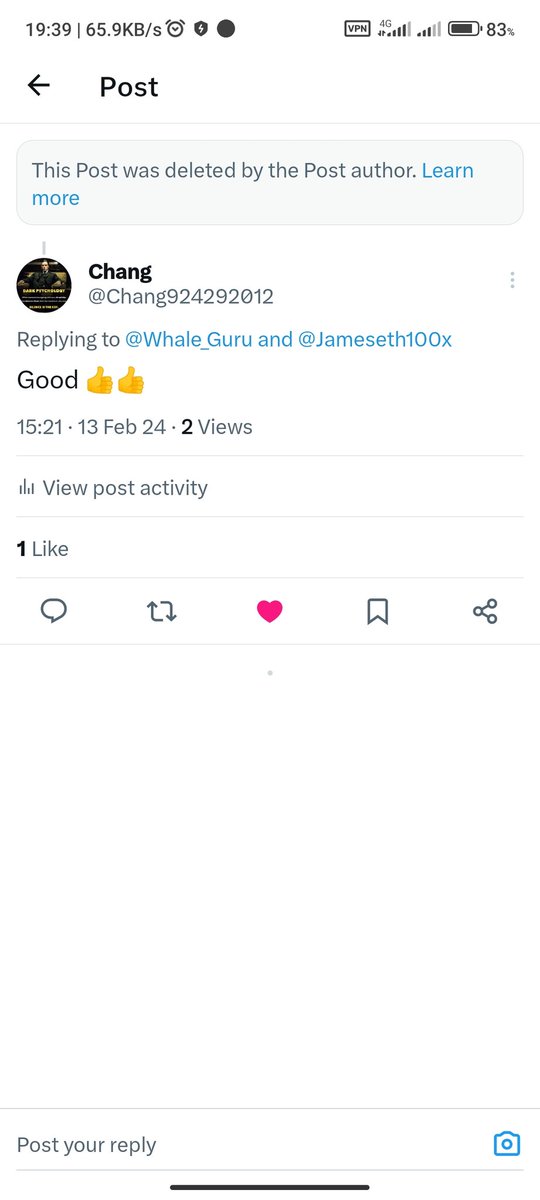 Chang tweet media