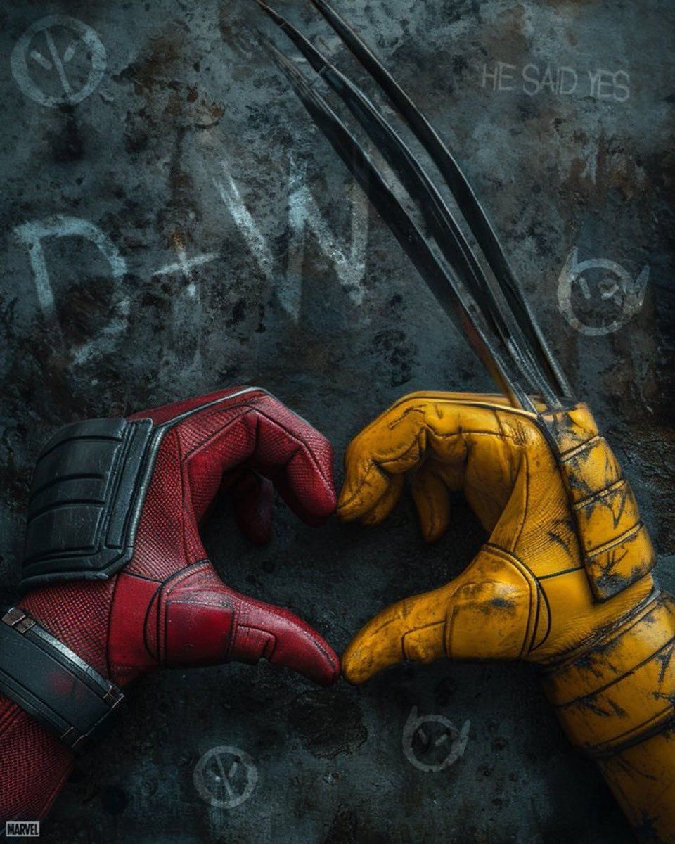 LOS BFF DEL UCM 🫶 Con este nuevo y romántico póster, #DeadpoolAndWolverine celebran el #DíaDeSanValentin y nos recuerdan que el día del amor también es para los mejores amigos 🎬