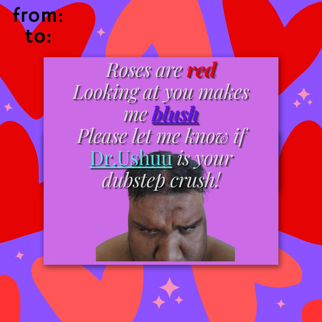 danyushuu's tweet photo. Here's a couple of Ushuuvalentine's day cards for your crush !

Use them wisely ! :) https://t.co/G5pVYuBQrg