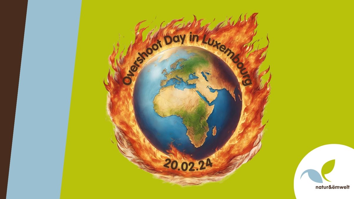 The average resident in Luxembourg consumes more than 7 Earths🌍. This puts us in 2nd place again with our #overshootday. And that's the case even without petrol tourism⛽️. We are living too large and need to question our lifestyles. What do we really need for a #happylife?