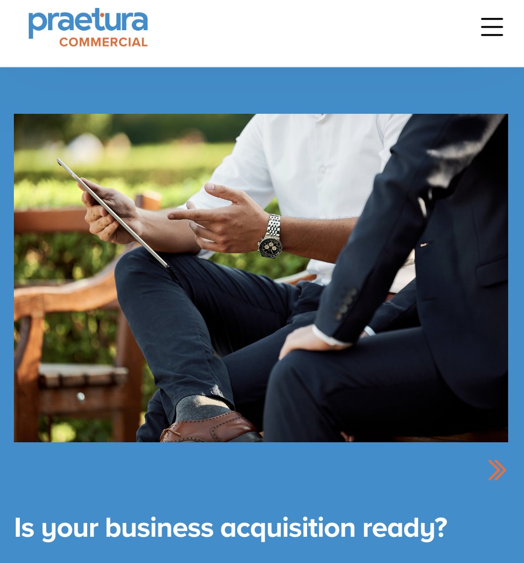 Praetura_CF's tweet photo. 🤝 'When it comes to acquisitions, preparedness provides opportunity.'

💷 Our Sales Director, Tom O'Dell, has provided some expert advice to help businesses get themselves acquisition ready in today's current climate.

👉 Take a read here: https://t.co/f3bxk53I5y https://t.co/VkzymuU6uM
