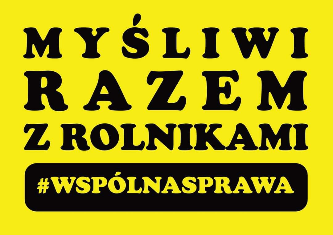 Mogę już oficjalnie powiedzieć.

Myśliwi z mojego Koła i z mojego okręgu przyłączają się do protestu rolników. 

20.02.2024 wychodzimy na ulice. Nie idziemy na Warszawę, jeszcze nie. Na razie lokalnie, u siebie, razem z rolnikami, z którymi współpracujemy przez cały rok.
