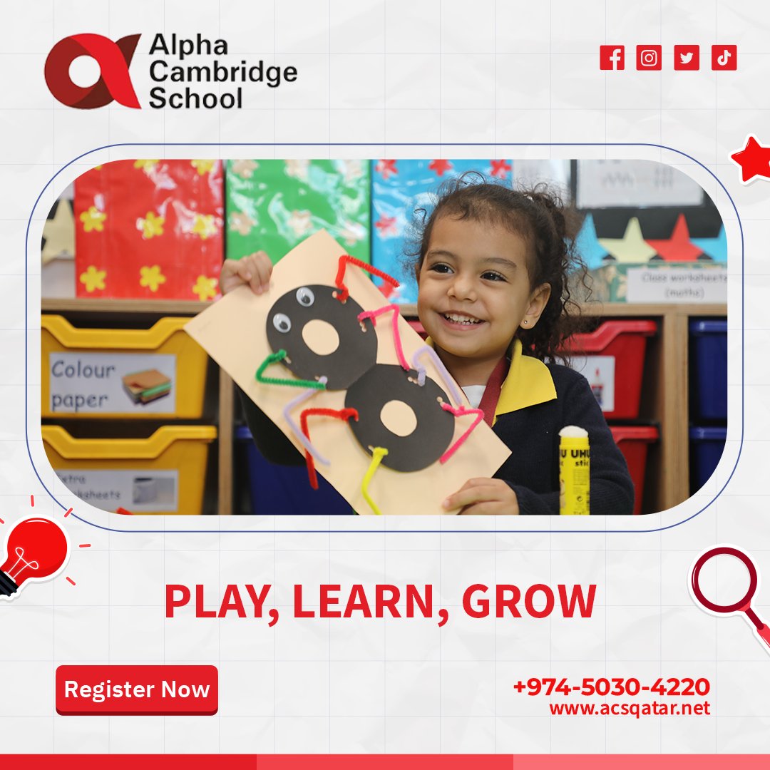 alpha_cambridge's tweet photo. We believe in the importance of a healthy mind and body. Our students have access to a large, safe, and well-equipped playground where they can play and exercise while building important social skills.

#AlphacambridgeStudentsn #alpha #AmericanCurriculum #qatar #doha https://t.co/0jpTXR6NCi