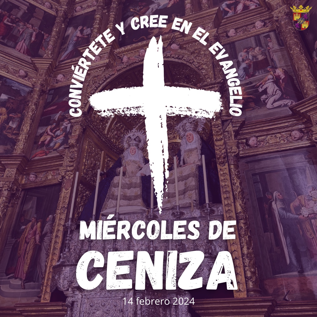 MIÉRCOLES DE CENIZA 2024. Hoy iniciamos el periodo de Cuaresma. Este día se realiza la imposición de la ceniza a los fieles que asistan a la misa de las 19:30 hs. La celebración con imposición de la ceniza a niños y niñas será a las 18:00 hs #realparroquiadesantaana #sevillahoy