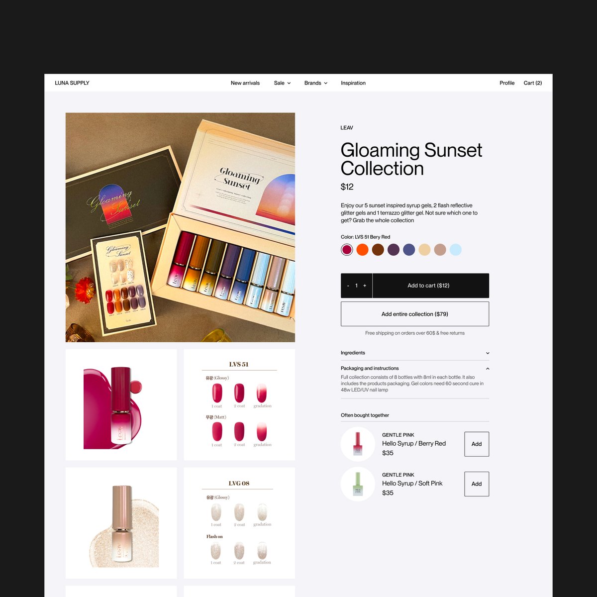 This Valentine's, make sure you nail it. E-commerce concept your girl said not to worry about by <a href="/aasakac/">Ana Sakač</a>