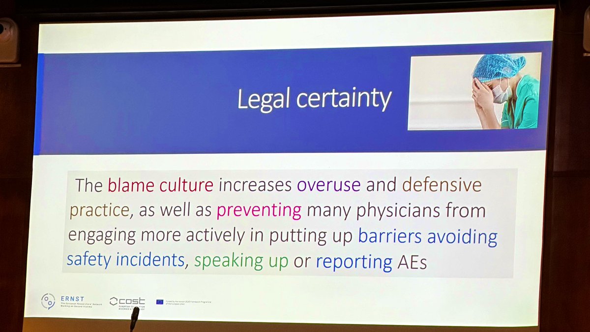 biljana_parapid's tweet photo. #SecondVictim: great talk by Prof. J.J.Mira @notasalpie ERNST (COST Action 19113) emphasizing necessity of psychological support to all envovled in #healthcare in the aftermath of an adverse effect of a patient beside medicolegal aspect.
@mirvatalasnag @MilaStajevic @nevenadivac https://t.co/1RFQdimJKj