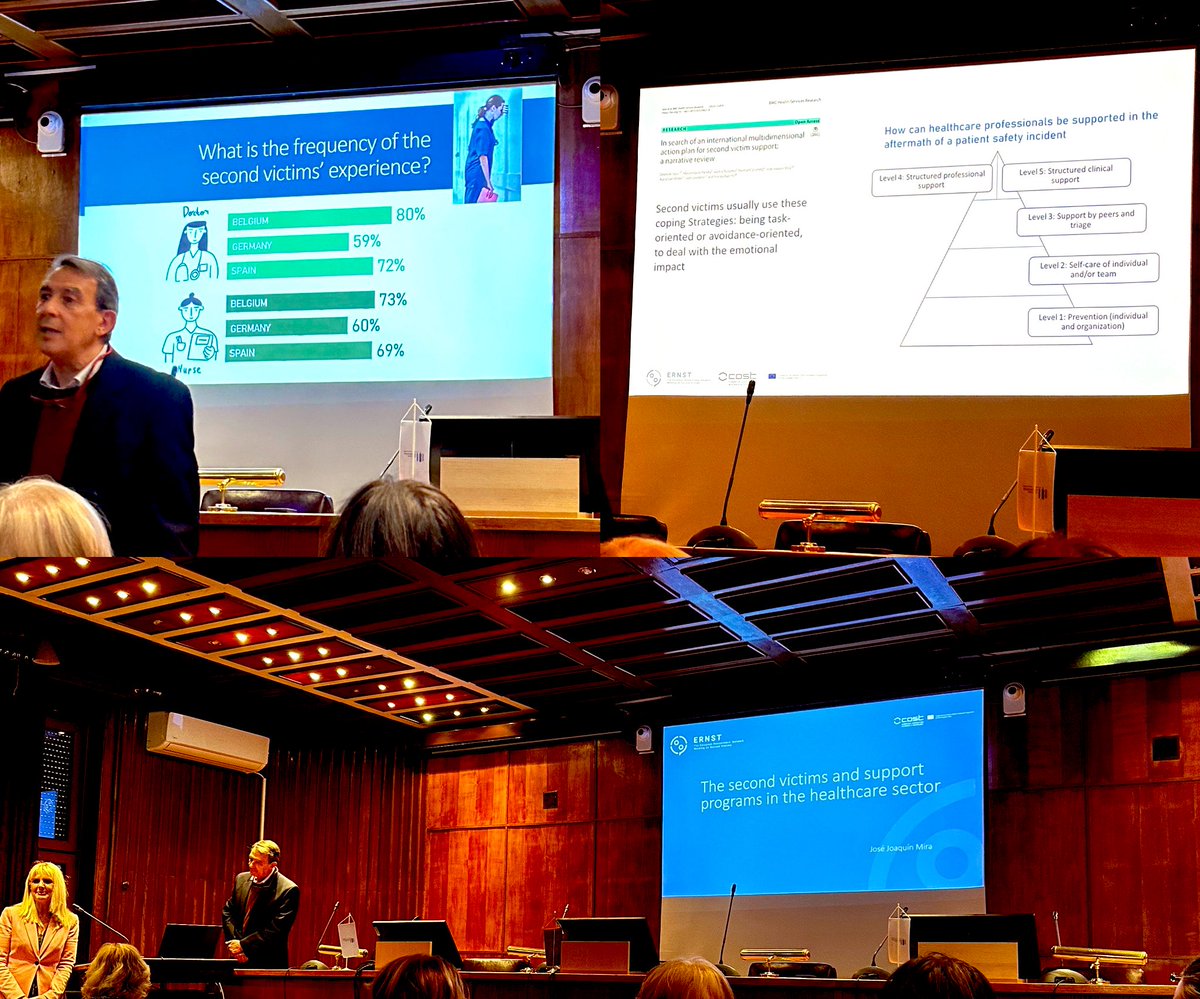 biljana_parapid's tweet photo. #SecondVictim: great talk by Prof. J.J.Mira @notasalpie ERNST (COST Action 19113) emphasizing necessity of psychological support to all envovled in #healthcare in the aftermath of an adverse effect of a patient beside medicolegal aspect.
@mirvatalasnag @MilaStajevic @nevenadivac https://t.co/1RFQdimJKj
