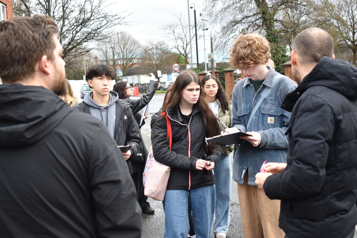 The first session of our @Placed Partnership Academy is going great! Our cohort of 14 - 18-year-olds are on-site at our Grove Street #Development in #Liverpool getting hands-on with a site assessment, assessing the local community and its needs.