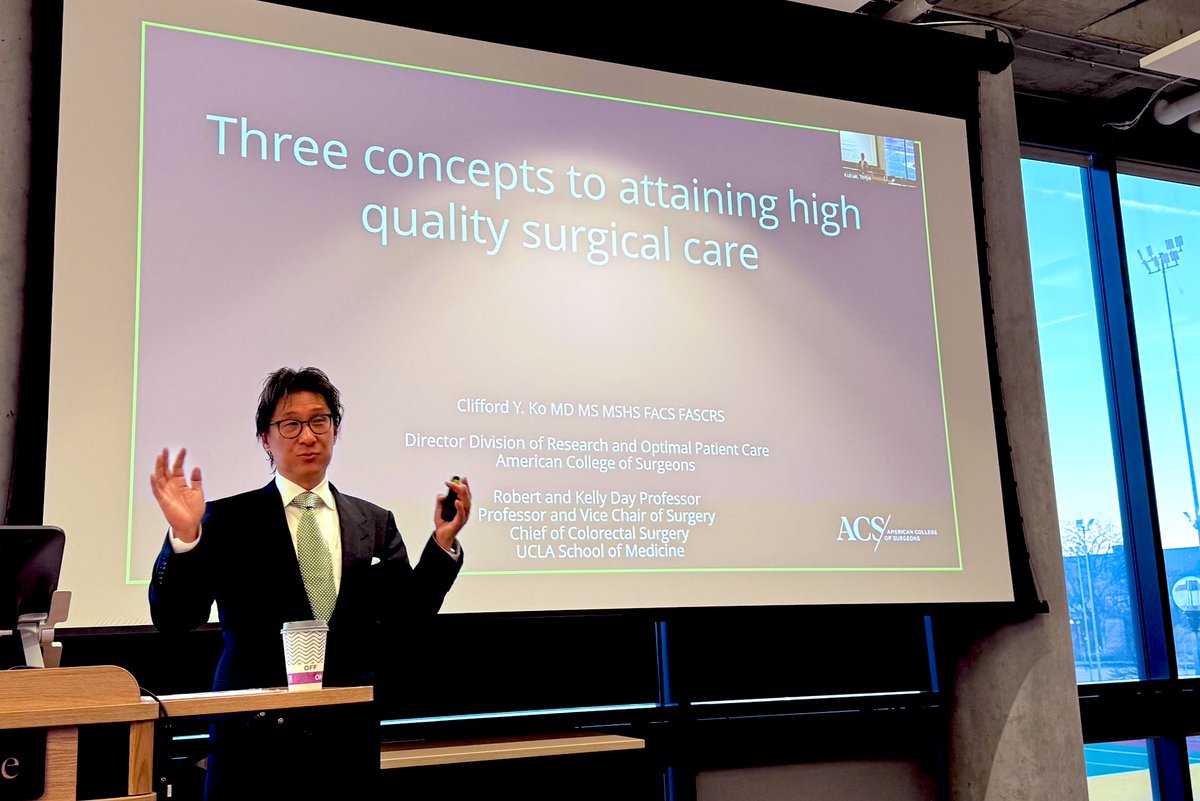 An amazing <a href="/MizzouSurgery/">University of Missouri Surgery</a> Grand Rounds with <a href="/cliffordkomd/">Clifford Ko MD</a> <a href="/AmCollSurgeons/">American College of Surgeons</a> <a href="/UCLASurgery/">UCLA Surgery</a> Achieving high quality surgical care. @salpilotmd <a href="/pturnermd/">Patricia L. Turner, MD, MBA, FACS</a> <a href="/RASACS/">RAS-ACS</a>