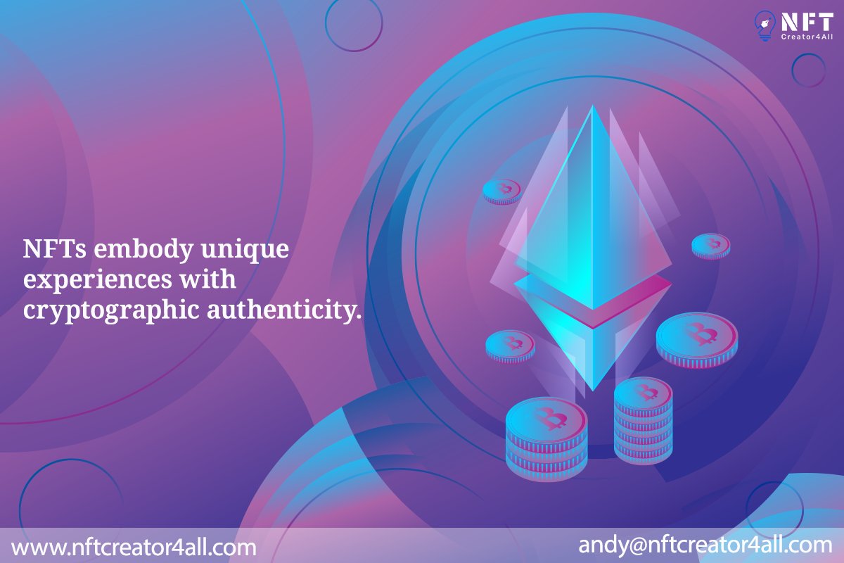 nftcreator4all's tweet photo. ➡️Step into the captivating universe of #Nonfungibletokens , where each digital creation encapsulates a one-of-a-kind experience, guaranteed by cryptographic authentication.
 
➡️Explore the future of digital ownership and expression. 

#NFT #CryptoArt #nftart #nft https://t.co/JRChdtt4La