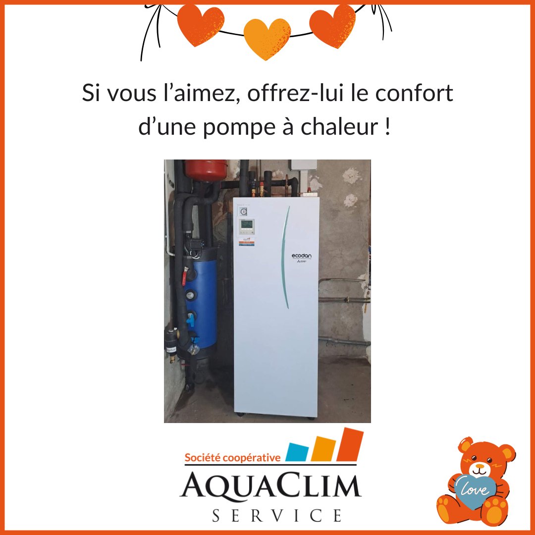 aquaclimservice's tweet photo. Aquaclim Service vous souhaite une joyeuse Saint Valentin 💖✨ 

Profitez de la chaleur de notre expertise pour réchauffer votre cœur en cette Saint-Valentin !
Laissez-nous prendre soin de votre confort et de votre bien-être ! 
 #AquaclimLove #SaintValentin https://t.co/A0hrVLxCds