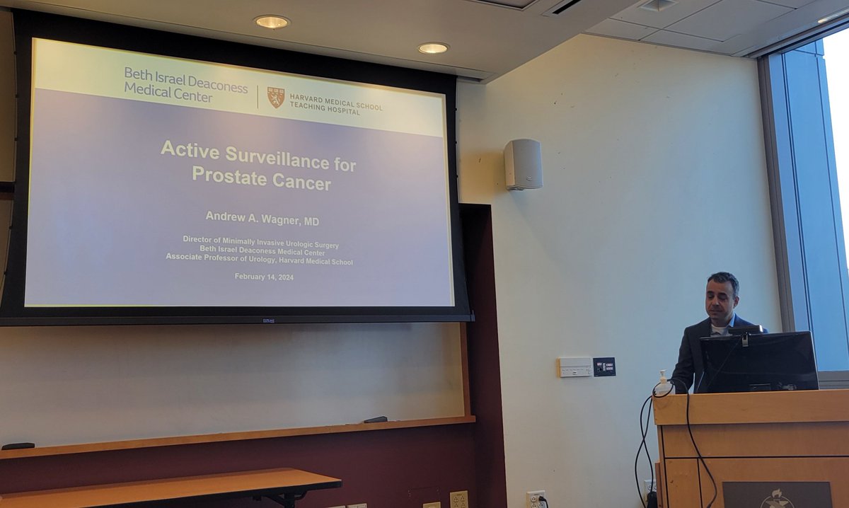 Spreading love and knowledge this Valentine's Day with Dr. Wagner's insightful talk on Active Surveillance for Prostate Cancer. <a href="/BIDMCUrology/">BIDMCUrology</a> <a href="/DrewWagnermd/">Drew Wagner</a> <a href="/BIDMCSurgery/">BIDMC Department of Surgery</a>