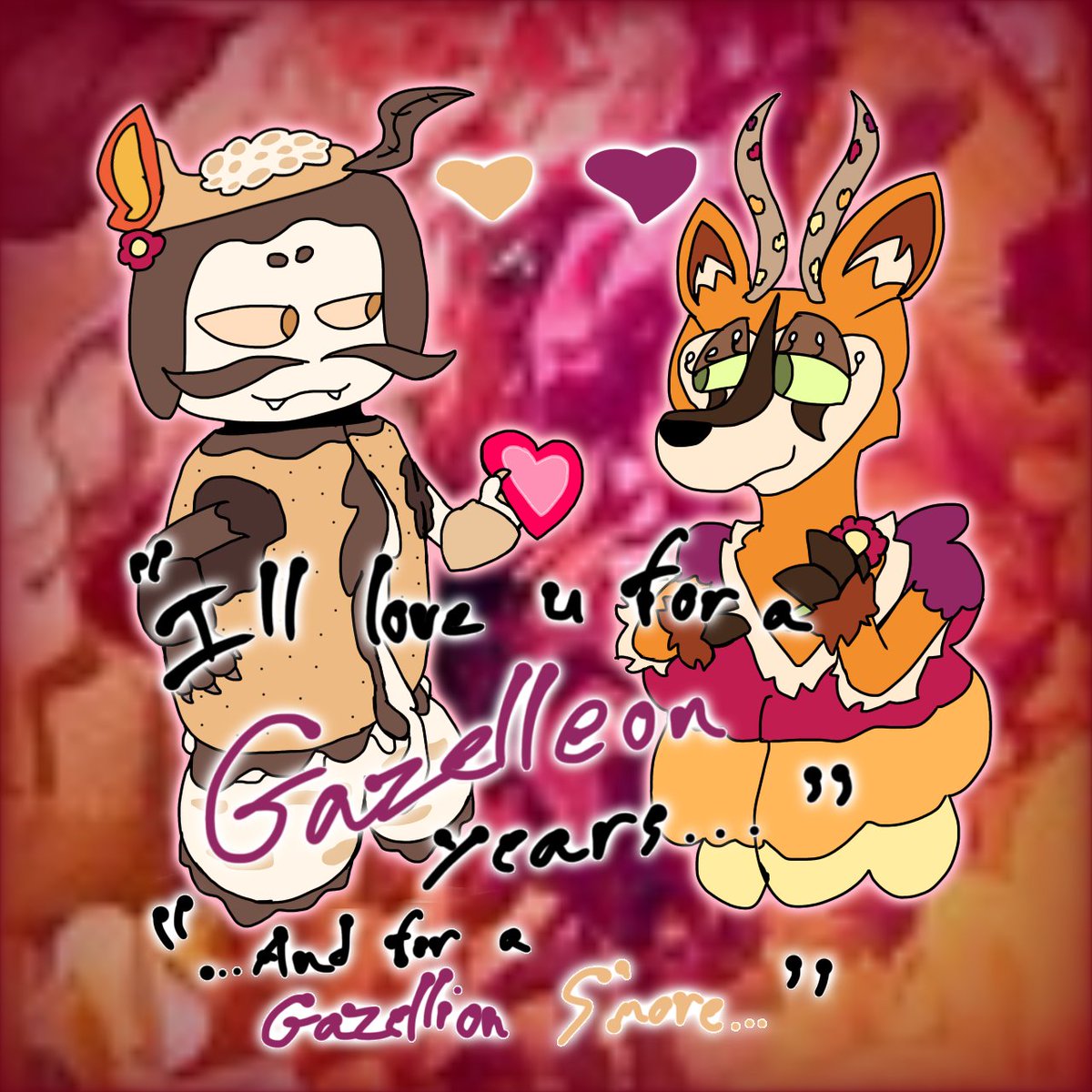 Me when a ship of a s’more and gazelle

Anyways, Happy Valentines Day 🍫❤️🦌
#TheMaskedSinger #SmoreMask #GazelleMask