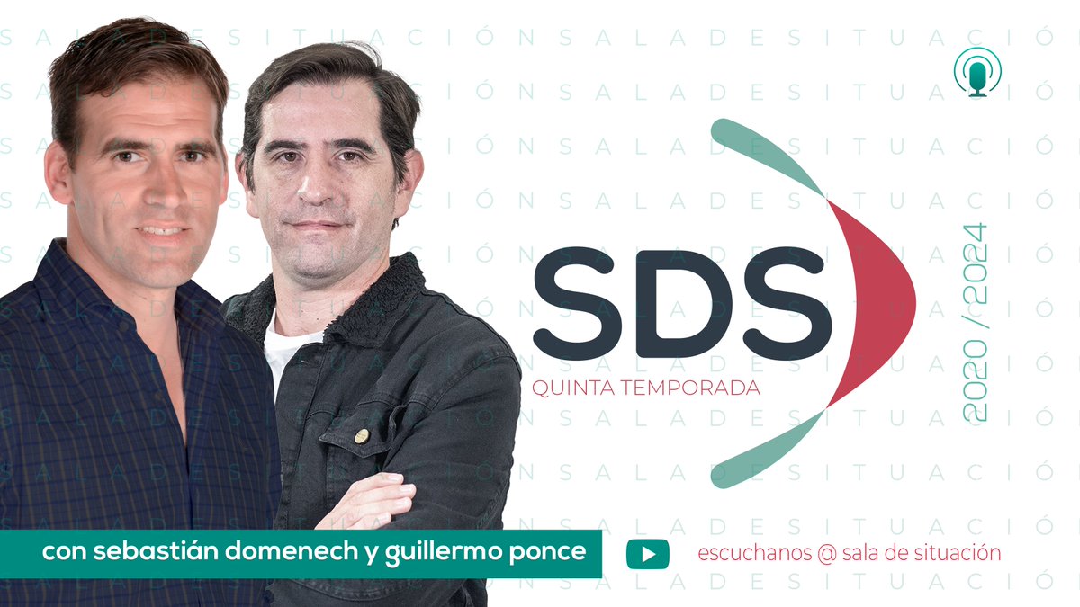 🖐️TEMPORADA | 🎙️ SALA DE SITUACIÓN

Hasta las 14hs, la cita es con #SalaDeSituación! 
 ¡No alejes de la radio! ¡Seguí prendido! 💡

 🃏 <a href="/domenech_news/">Sebastián Domenech</a> / <a href="/guilledponce/">Guille Daniel Ponce</a> / <a href="/Marcosavitale/">Marcos Vitale</a>  

🎙️ #SdS⬇️
📻 bit.ly/2RZDxV4