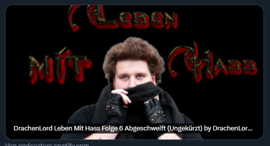 DerKruppianer's tweet photo. Frohlocket, ein neuer Schrottcast ist da! #drachenlord #schrottcast #version2024 #uncut https://t.co/ILvUCu1Ii3