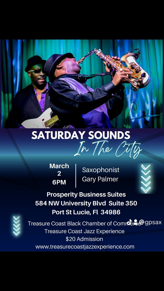 Treasure Coast get ready.
treasurecoastjazzexperience.com